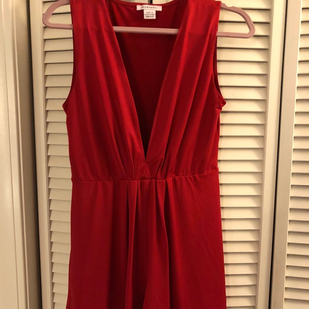 Red romper